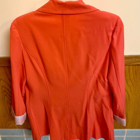 Coral 3/4 Length Sleeve Blazer - Picture 5 of 5